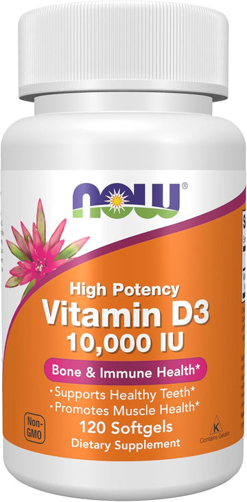 NOW Foods Supplements, Vitamin D-3 10,000 IU