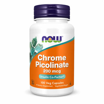 NOW FOODS CHROME PICOLINATE 200mcg 100 caps