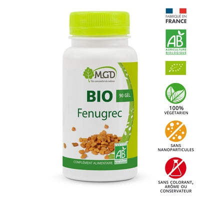 Mgd Nature الحلبة العضوية 90 كبسولة