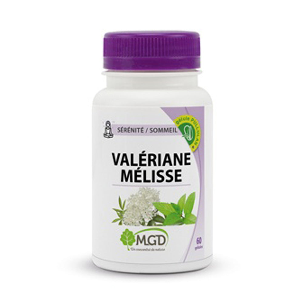 Mgd Nature Valériane Mélisse 60 Gélules
