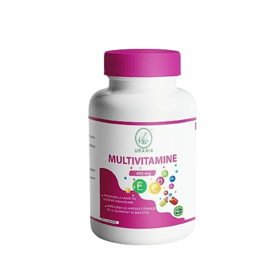 URANIA MultiVitamine 60 Comprimés – Énergie, Vitalité & Immunité pour Adultes