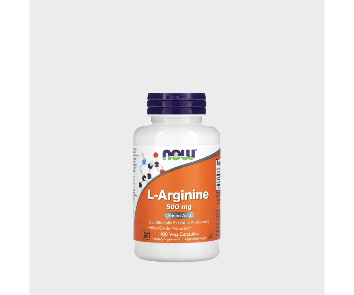 Now Foods Arginine 500mg 100 VegCaps (50 Servings)